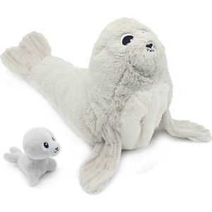 Plyšové hračky v sadě 2 ks Ptipotos Ploufou – Les Deglingos obraz