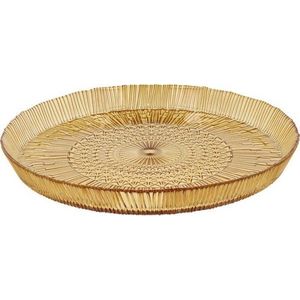 Oranžový skleněný servírovací talíř ø 30 cm Kusintha – Bitz obraz