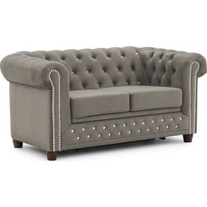 Šedá sametová rozkládací pohovka 148 cm York Blik – Ropez obraz