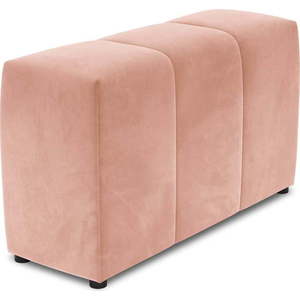 Růžová sametová opěrka k modulární pohovce Rome Velvet - Cosmopolitan Design obraz