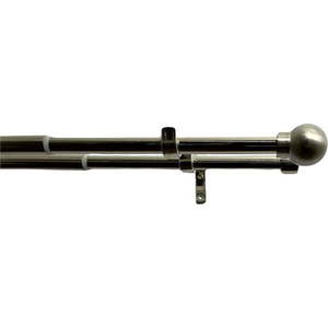 Kovová roztažitelná dvojitá garnýž 120 - 230 cm Koule - SP TREND obraz