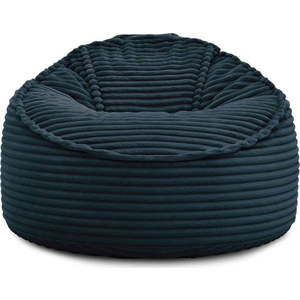 Tmavě modrý manšestrový sedací vak Socrate – Bobochic Paris obraz