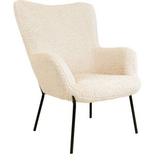 Krémové křeslo z umělé kožešiny Glasgow – Bonami Essentials obraz