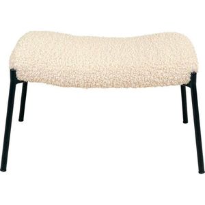 Krémová podnožka z umělé kožešiny Glasgow – House Nordic obraz