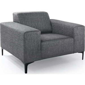 Tmavě šedé křeslo Diva - Scandic obraz