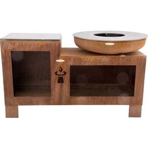 Gril na dřevěné uhlí Vulcano M – Remundi obraz