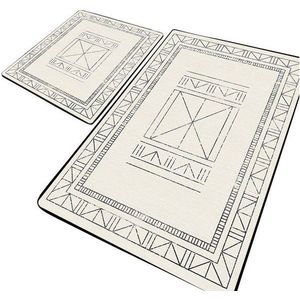 Krémové koupelnové předložky v sadě 2 ks 60x100 cm Touch – Foutastic obraz