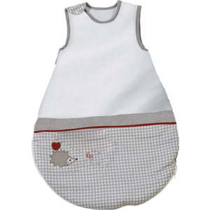 Bílý/šedý bavlněný dětský spací pytel 45x70 cm Adam & Eule – Roba obraz