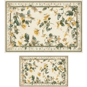 Béžové koupelnové předložky v sadě 2 ks 60x100 cm – Foutastic obraz