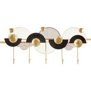 Nástěnný věšák ve zlato-černé barvě Mauro Ferretti Art obraz