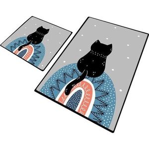 Koupelnové předložky v sadě 2 ks 60x100 cm Waiten – Foutastic obraz