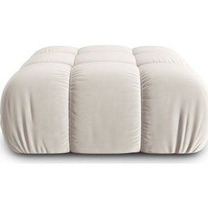 Béžová sametová modulární podnožka Bellis – Micadoni obraz