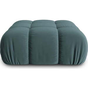 Sametová podnožka v petrolejové barvě Bellis – Micadoni Home obraz