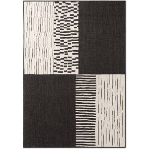 Černý/krémový vnitřní a venkovní koberec 160x230 cm Haringey Acacia – Ted Baker obraz