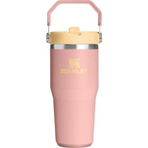 Broskvová termoska z nerezové oceli 410 ml IceFlow™ Flip Straw 2.0 Tumbler Peach Rose – Stanley obraz