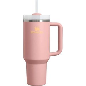 Broskvová termoska s brčkem z nerezové oceli 1, 18 l Quencher H2.O FlowState™ Tumbler Peach Rose – Stanley obraz
