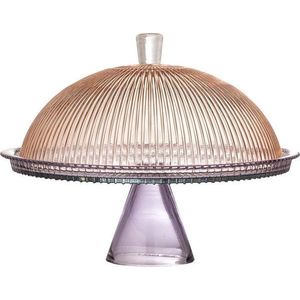 Skleněný podnos s víkem Tayo – Bloomingville obraz