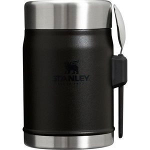 Matně černá termoska na jídlo z nerezové oceli 400 ml Legendary Food Jar + Spork Black 2.0 – Stanley obraz