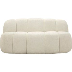 Bílá pohovka z textilie bouclé 145 cm Ball – Mauro Ferretti obraz