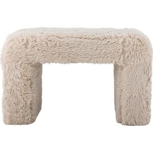 Béžový taburet z umělé kožešiny Bobbie – Bloomingville obraz