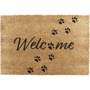 Rohožka z kokosového vlákna 60x90 cm Welcome Paws – Artsy Doormats obraz