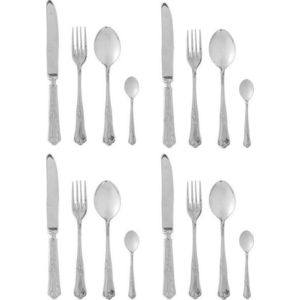 Nerezový příbor 16 ks ve stříbrné barvě Tilly – Bloomingville obraz