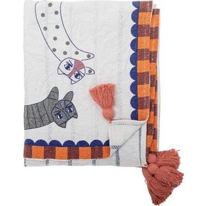 Deka s příměsí bavlny 130x155 cm Missy – Bloomingville obraz