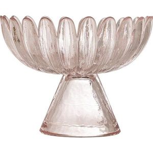 Světle růžová skleněná servírovací miska 220 ml Nalu – Bloomingville obraz