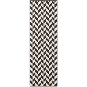 Černý/krémový vnitřní a venkovní běhoun 80x200 cm Haringey Terrick – Ted Baker obraz