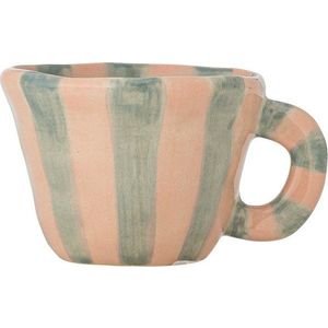 Světle zelený/světle růžový keramický šálek na espresso 110 ml Nini – Bloomingville obraz