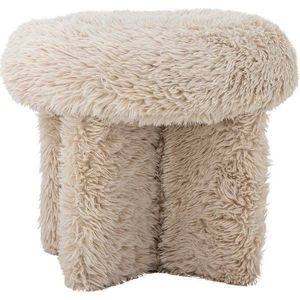 Béžový taburet z umělé kožešiny Frikka – Bloomingville obraz
