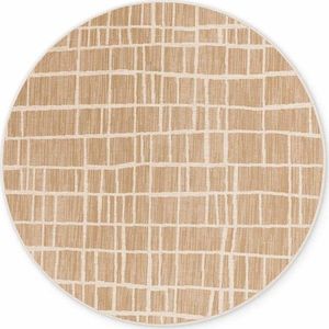 Krémový/v přírodní barvě kulatý vnitřní a venkovní koberec ø 160 cm Haringey Crouch – Ted Baker obraz