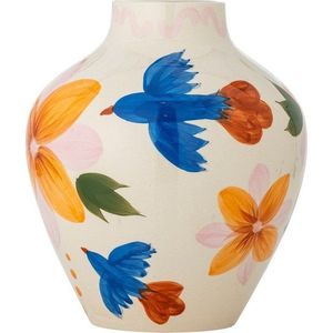 Ručně malovaná váza z kameniny (výška 27 cm) Maricala – Bloomingville obraz