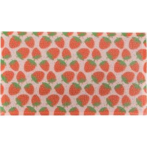 Rohožka z PVC 40x70 cm Pink Strawberry – Artsy Doormats obraz
