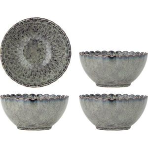 Šedé keramické polévkové misky v sadě 4 ks 625 ml Katrina – Bloomingville obraz