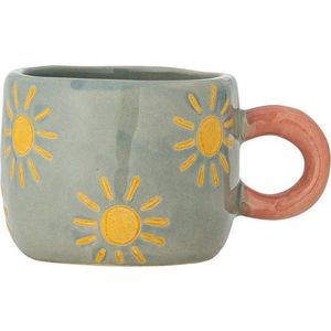 Světle modrý keramický dětský hrnek 110 ml Nini – Bloomingville obraz