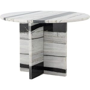 Černobílý mramorový kulatý konferenční stolek ø 61 cm Rosito – Bloomingville obraz