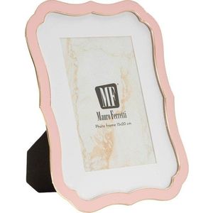 Světle růžový kovový/skleněný stojací rámeček 17x22 cm Margot – Mauro Ferretti obraz