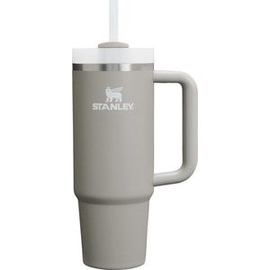 Světle šedá termoska s brčkem z nerezové oceli 890 ml Quencher H2.O FlowState™ Tumbler Ash – Stanley obraz