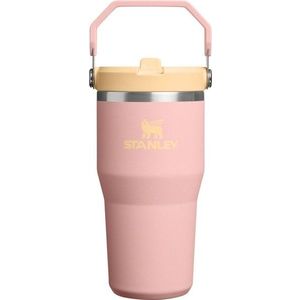 Broskvová termoska z nerezové oceli 600 ml IceFlow™ Flip Straw 2.0 Tumbler Peach Rose – Stanley obraz
