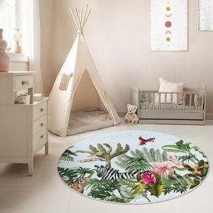 Pratelný dětský hrací koberec ø120 cm Jungle – Mila Home obraz