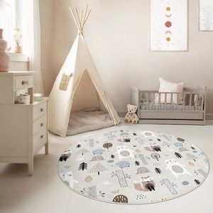 Pratelný dětský hrací koberec ø100 cm Forest Friends – Mila Home obraz