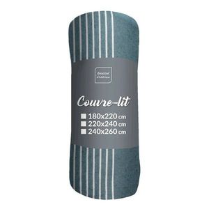 Modrý přehoz 220x240 cm Adele – douceur d'intérieur obraz