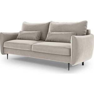 Béžová rozkládací pohovka s úložným prostorem Cosmopolitan Design Vermont obraz