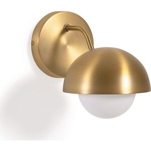 Nástěnné svítidlo ve zlaté barvě ø 15 cm Lonela – Kave Home obraz