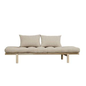 Béžová lněná pohovka 200 cm Pace - Karup Design obraz