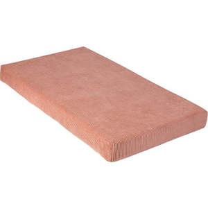 Světle růžové manšestrové pěnové hřiště 75x41x7 cm Bloque Montessori – Little Nice Things obraz