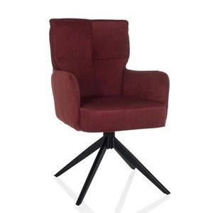 MID.YOU ŽIDLE S PODRUČKAMI, manšestr, červená obraz