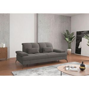 Sit & More TŘÍMÍSTNÁ POHOVKA, textil, barvy grafitu obraz