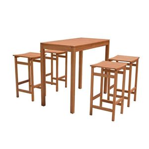 Gardenson ZAHRADNÍ BAROVÁ SADA 5dílné, dřevo obraz